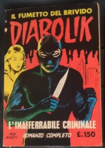 diabolik l'inafferrabile criminale originale numero 2