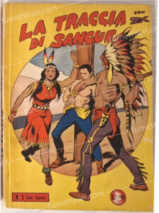 4 la traccia di sangue tex prima serie gigante