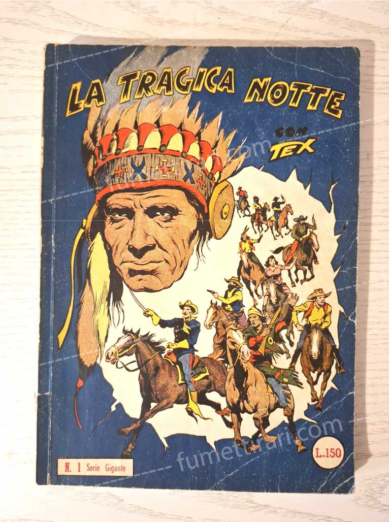 1 la tragica notte tex prima serie gigante