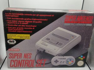 Console Super Nes Nintendo control set