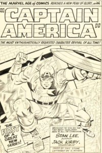 Tavola Kirby capitan america 9