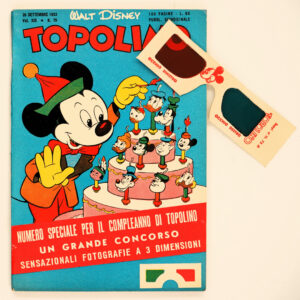 topolino 75 occhiali gadget