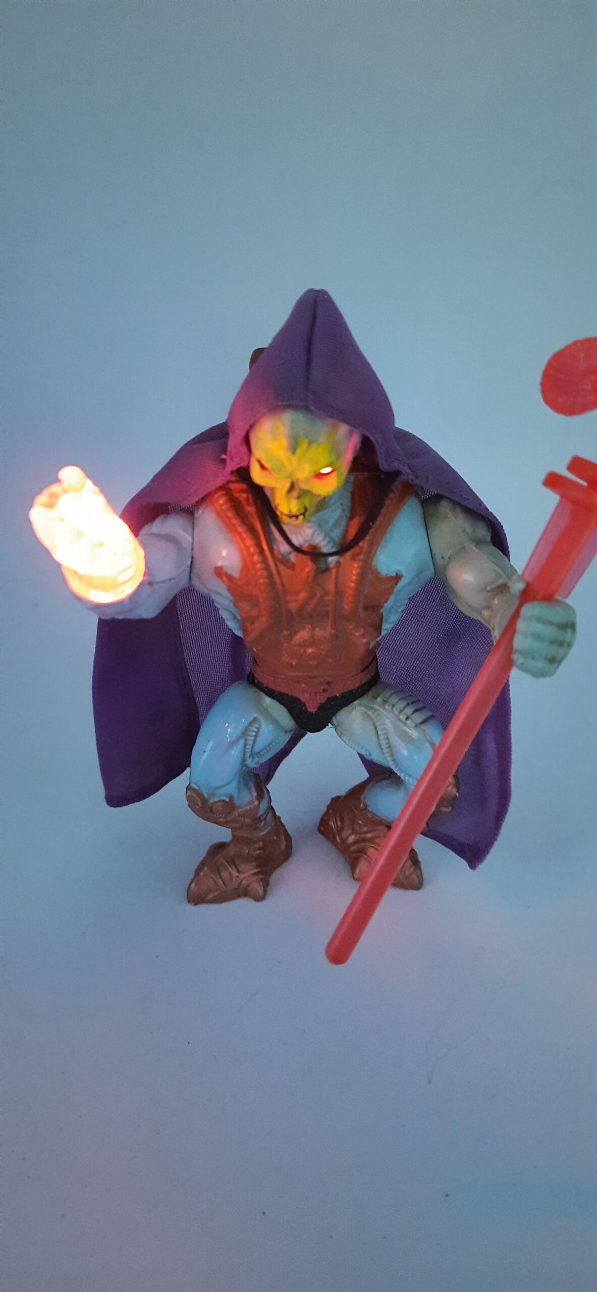 Skeletor laser light e He man Laser power