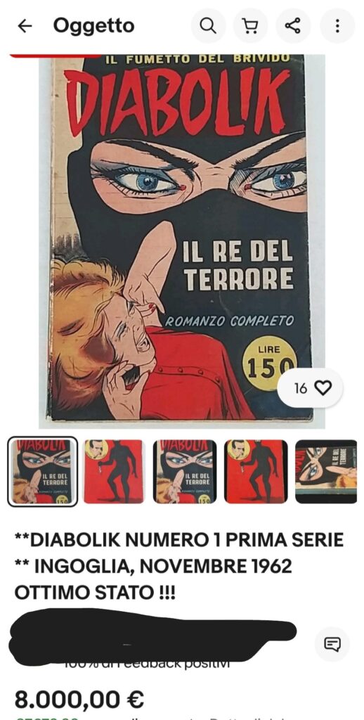 diabolik originale ebay