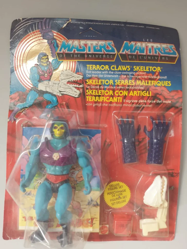 Masters of the universe, Skeletor Terror Claws sigillato moc originale anni 80