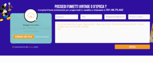 vendere giochi usati modulo di contatto