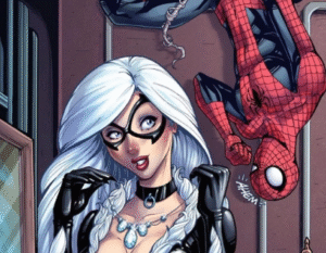 gatta nera e spiderman