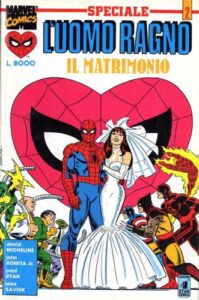 matrimonio uomo ragno