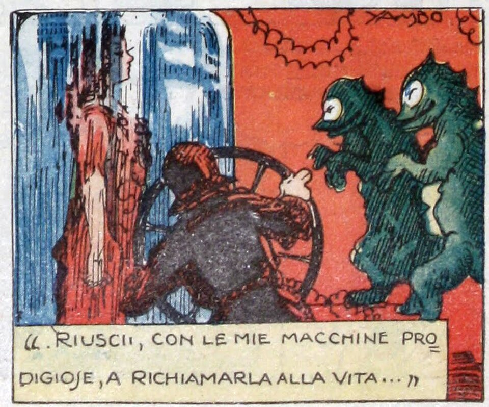 yambo - gli uomini verdi - fumetto 1935